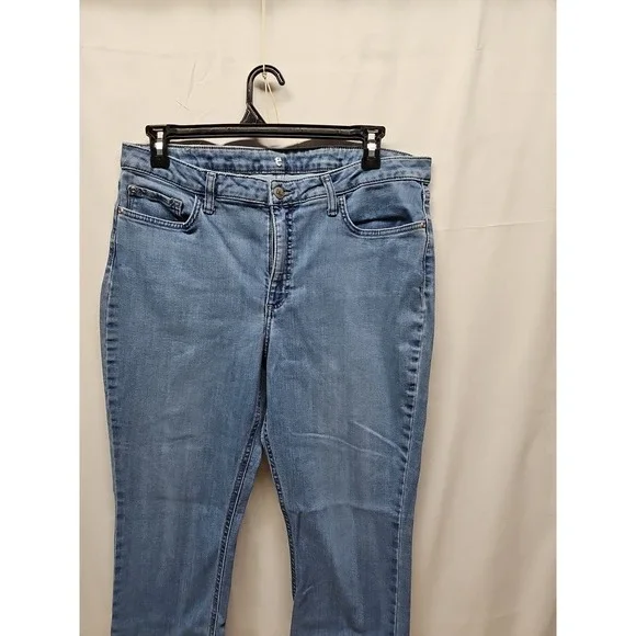 Lee Women's Blue Straight Leg Relaxed Fit Denim Jeans Mid Rise Size 12 36 X 29 - Picture 6 of 16